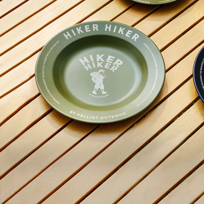 Outdoor Camping Stainless Steel Plate: Lightweight and Portable