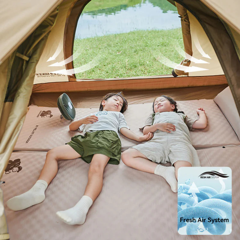 Outdoor Double-Layer Blackout Tent: Foldable and Portable Sunshade and Rainproof Tent