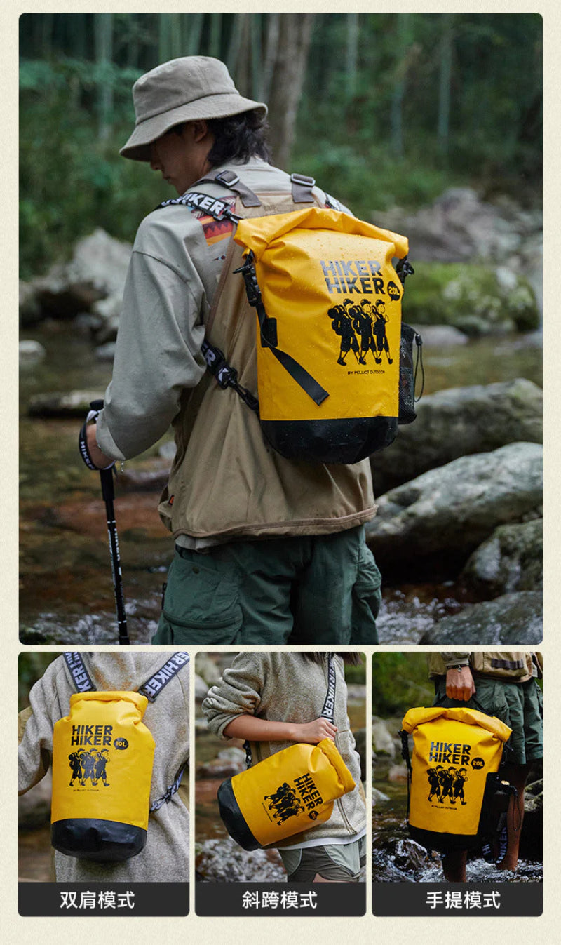 Outdoor Waterproof Backpack for Hiking, Mountaineering, Swimming, and Beach