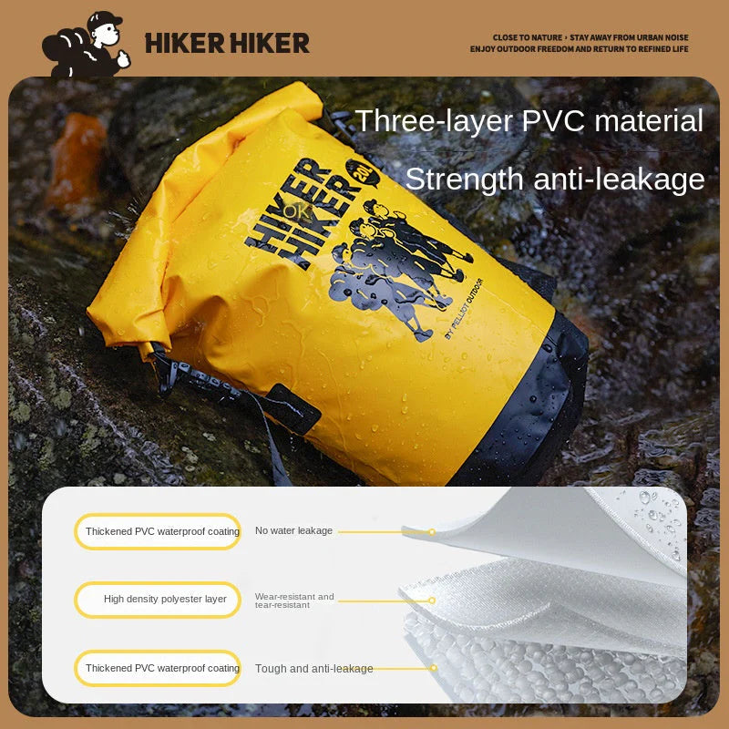 Outdoor Waterproof Backpack for Hiking, Mountaineering, Swimming, and Beach
