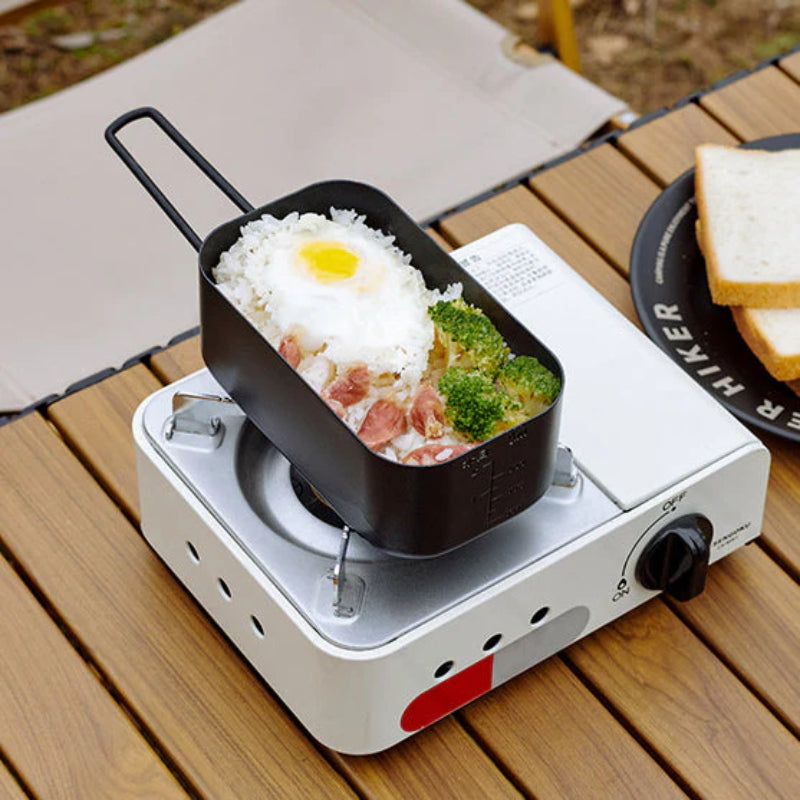 Lightweight Aluminum Alloy Lunch Box, Suitable for Outdoor Cooking