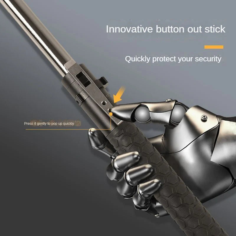 Car-mounted Automatic Spring Stick: Legal Self-Defense Tool for Emergency Situations