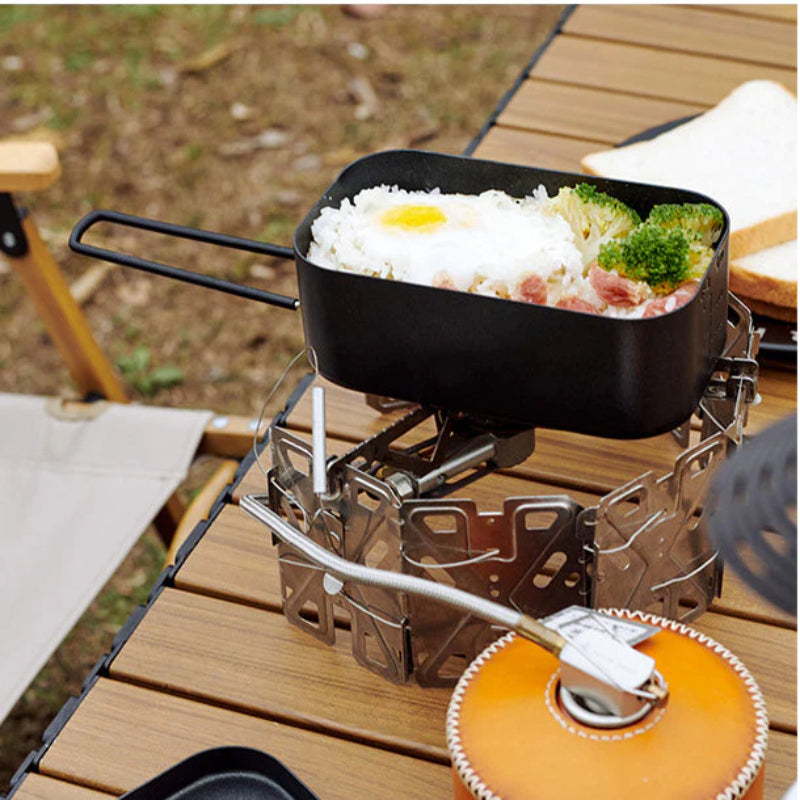 Lightweight Aluminum Alloy Lunch Box, Suitable for Outdoor Cooking