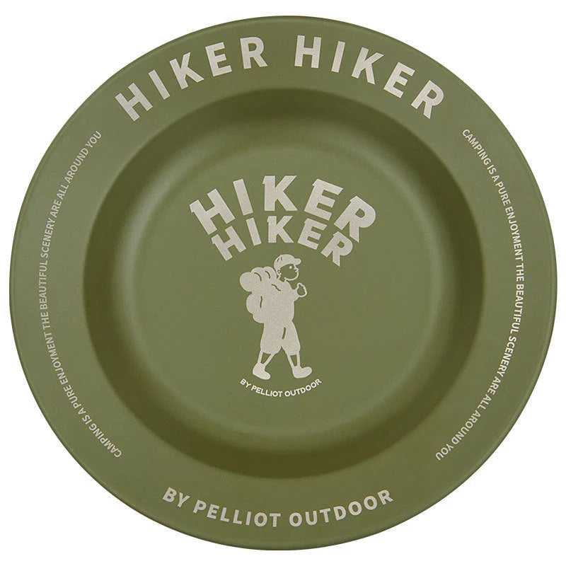 Outdoor Camping Stainless Steel Plate: Lightweight and Portable