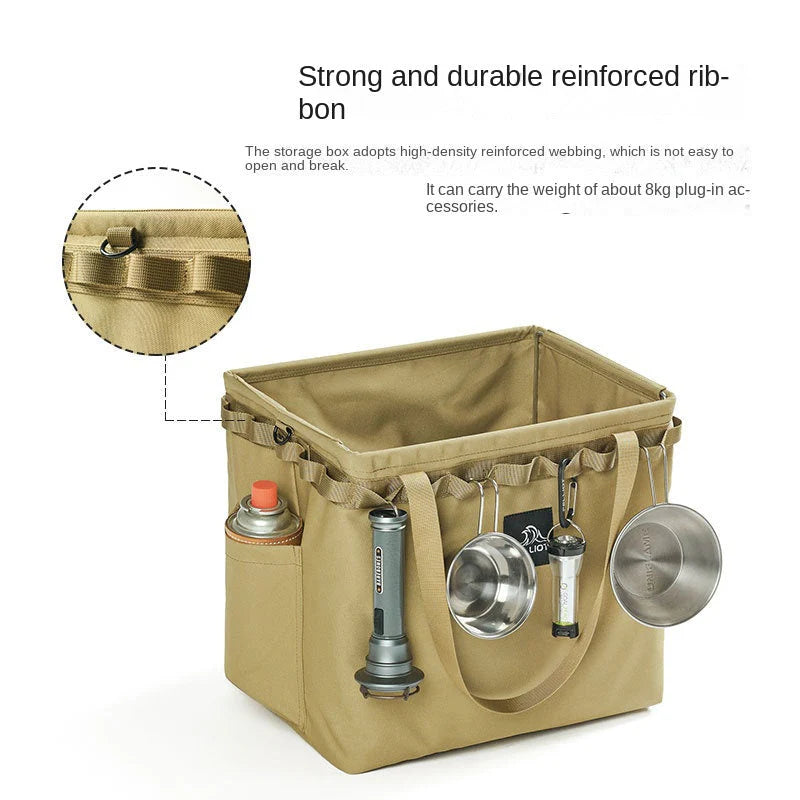 Portable Folding Camping Bag: Multi-Functional Tool Storage Box
