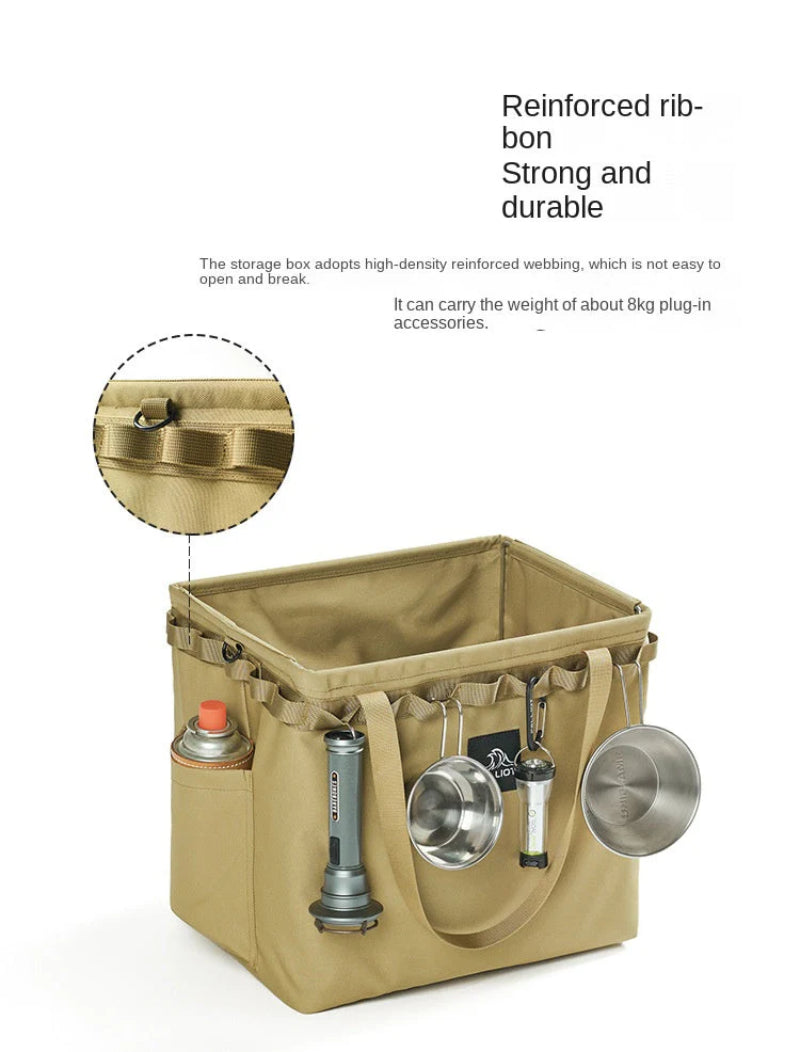 Portable Folding Camping Bag: Multi-Functional Tool Storage Box