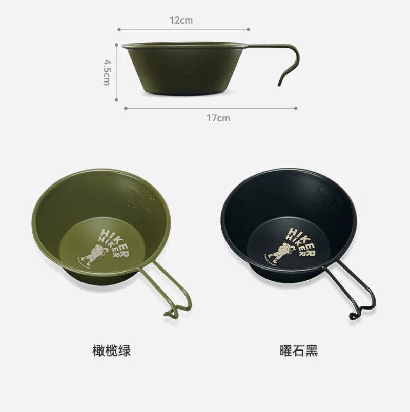 Camping Bowl: Lightweight, Stackable Stainless Steel, Portable