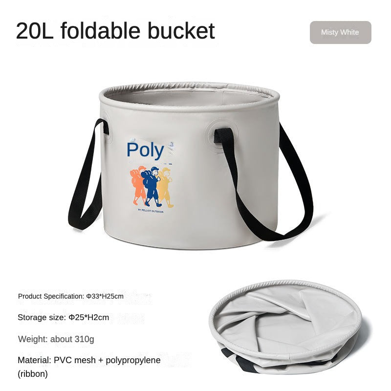 Collapsible Portable Camping Water Bucket