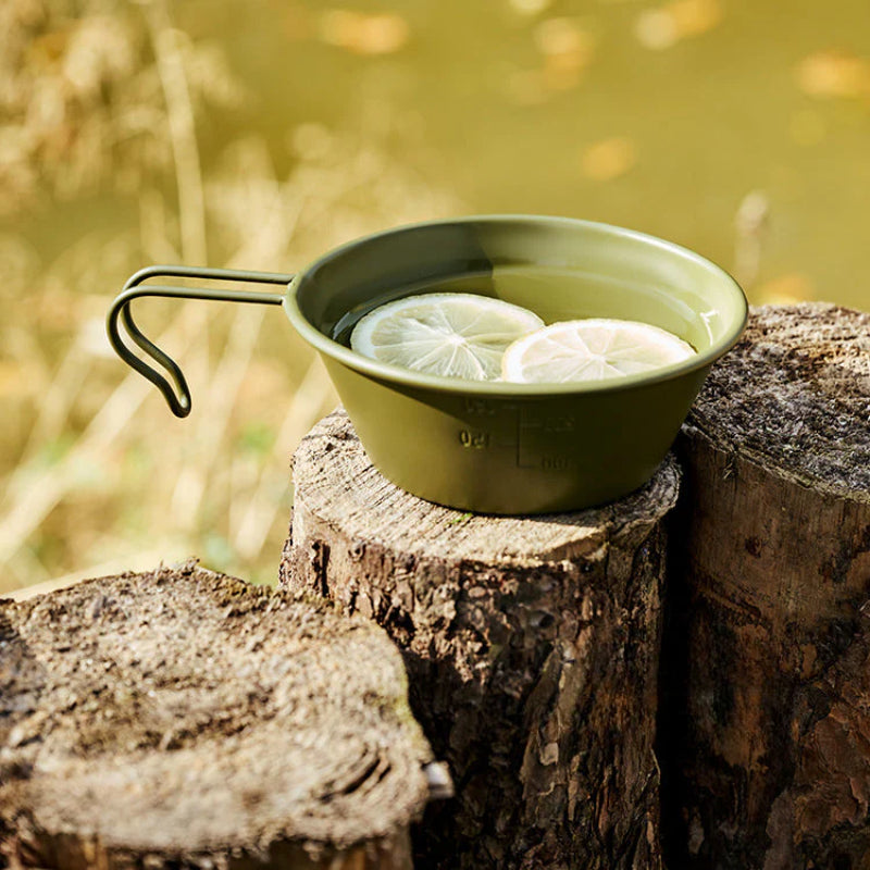 Camping Bowl: Lightweight, Stackable Stainless Steel, Portable