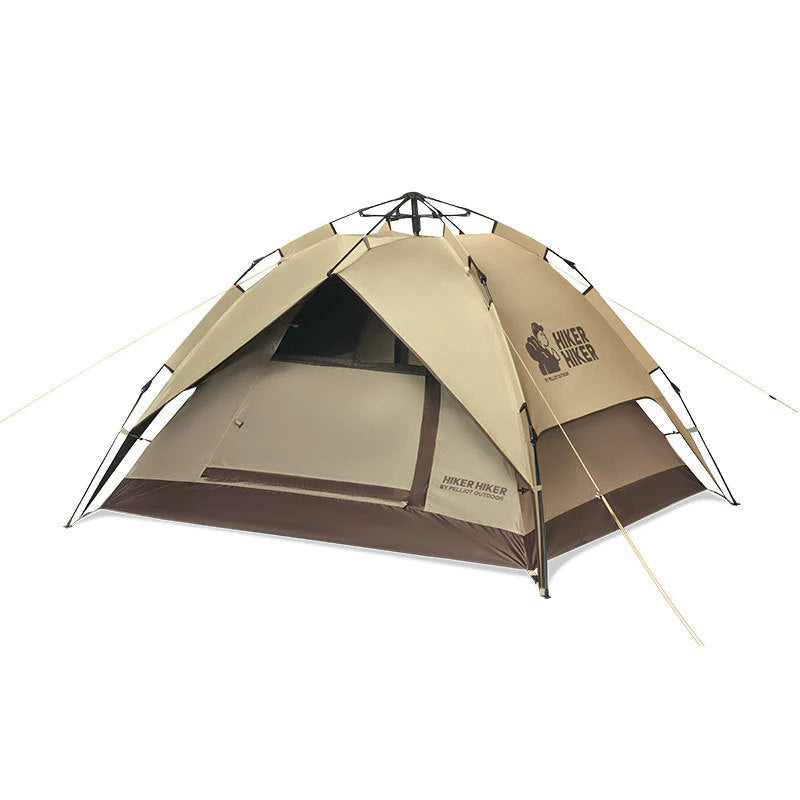 Outdoor Double-Layer Blackout Tent: Foldable and Portable Sunshade and Rainproof Tent