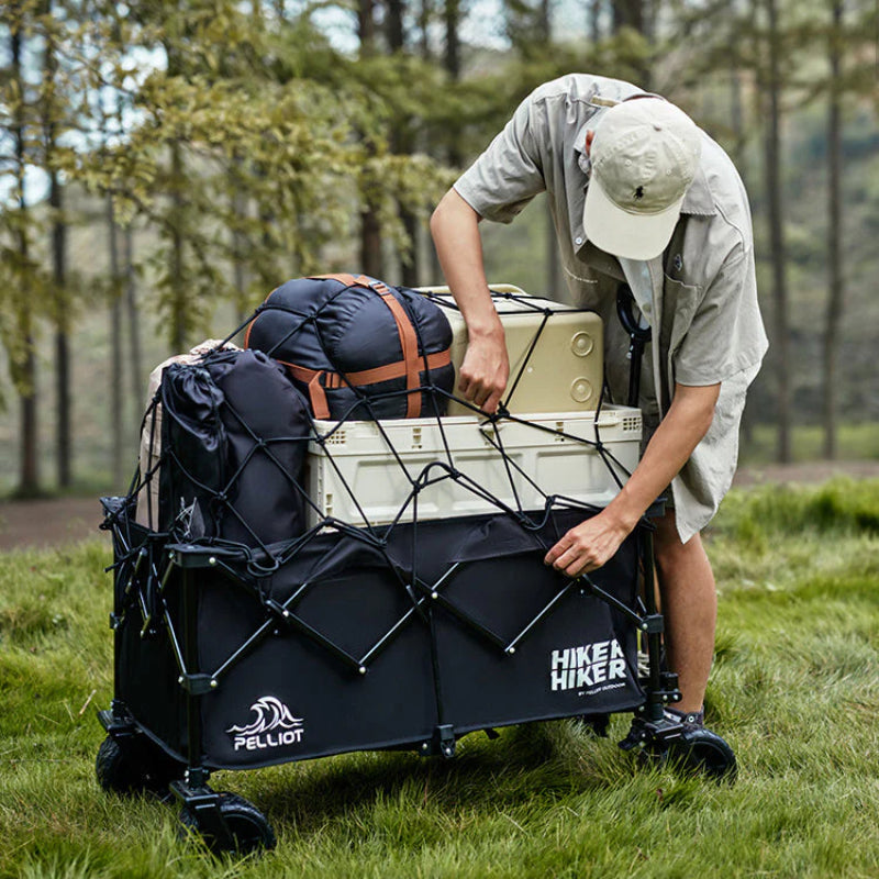 Outdoor Camping Handcart: Portable Folding Campsite Cart