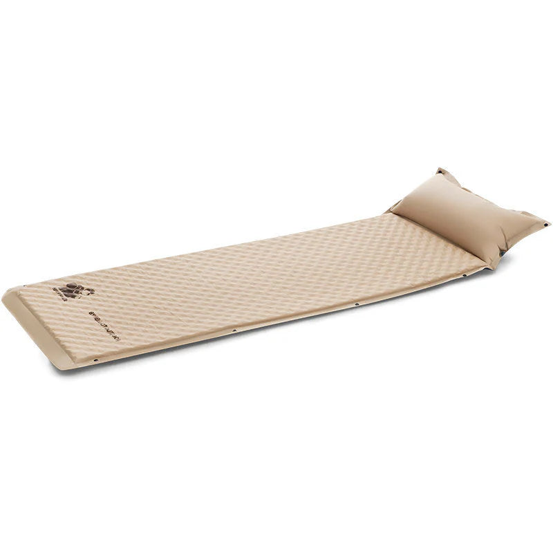 Automatic Inflatable Tent Sleeping Mat with Interlocking Design
