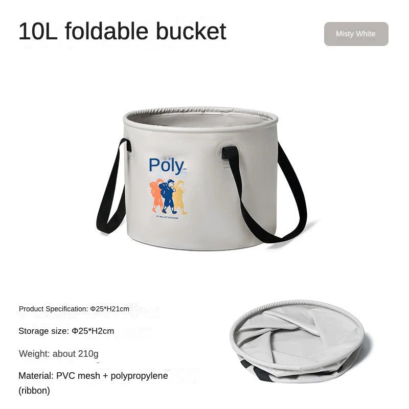 Collapsible Portable Camping Water Bucket
