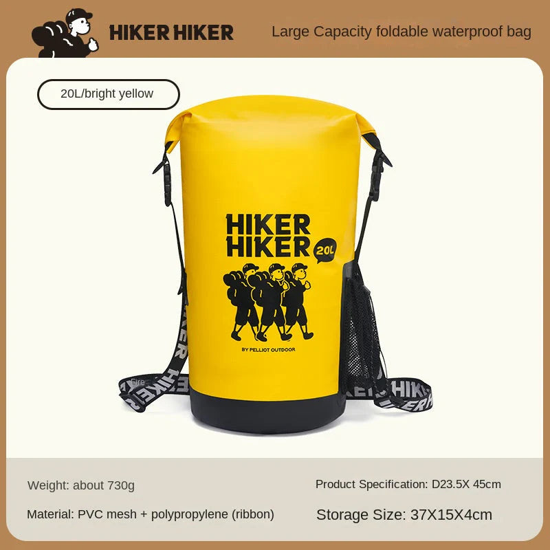 Outdoor Waterproof Backpack for Hiking, Mountaineering, Swimming, and Beach