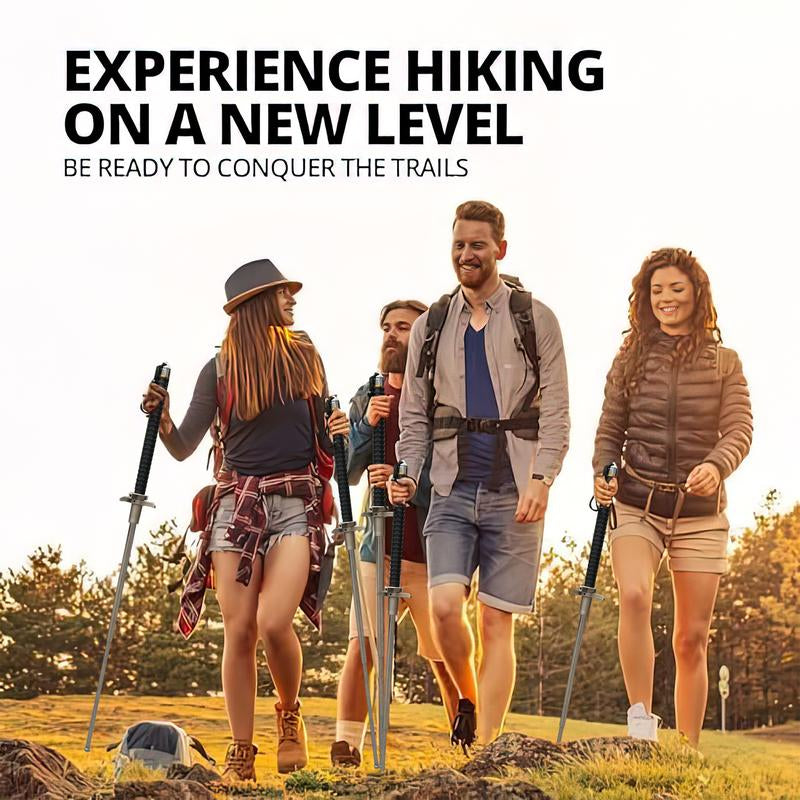 Hiking Sticks,Outdoor products,vehicle-mounted multi-purpose hiking sticks,Enhanced Trekking Poles,Retractable tool Upgraded Version hiking poles