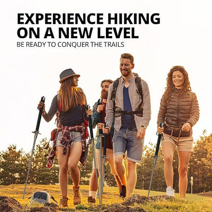 Hiking Sticks,Outdoor products,vehicle-mounted multi-purpose hiking sticks,Enhanced Trekking Poles,Retractable tool Upgraded Version hiking poles