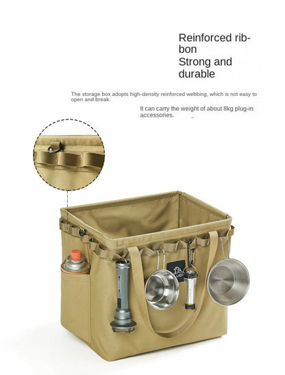 Portable Folding Camping Bag: Multi-Functional Tool Storage Box