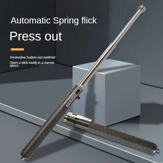 Car-mounted Automatic Spring Stick: Legal Self-Defense Tool for Emergency Situations