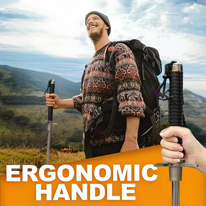 Ultra Strong Trekking, Walking, and Hiking Poles，Hiking Sticks,Outdoor products,vehicle-mounted multi-purpose hiking sticks,Enhanced Trekking Poles,Retractable tool Upgraded Version hiking poles Ultra Durable