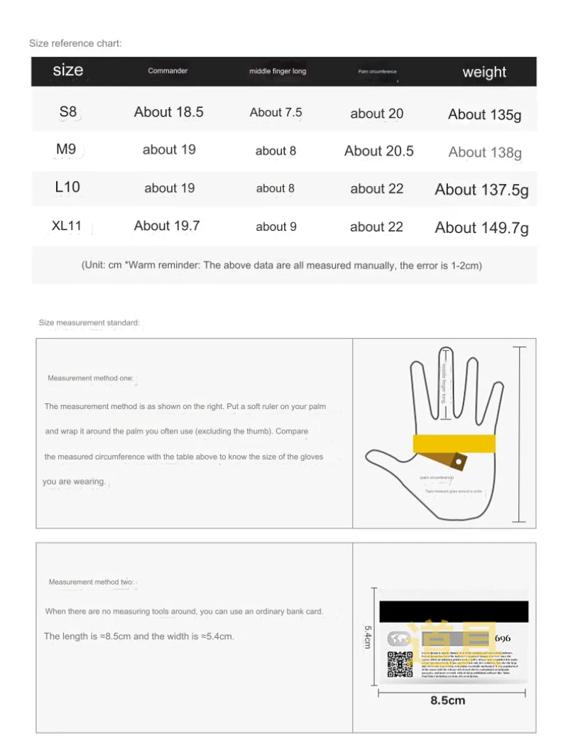 Cut-Resistant Outdoor Training Gloves, Wear-Resistant and Anti-Slip