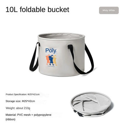 Collapsible Portable Camping Water Bucket