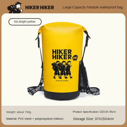 Outdoor Waterproof Backpack for Hiking, Mountaineering, Swimming, and Beach