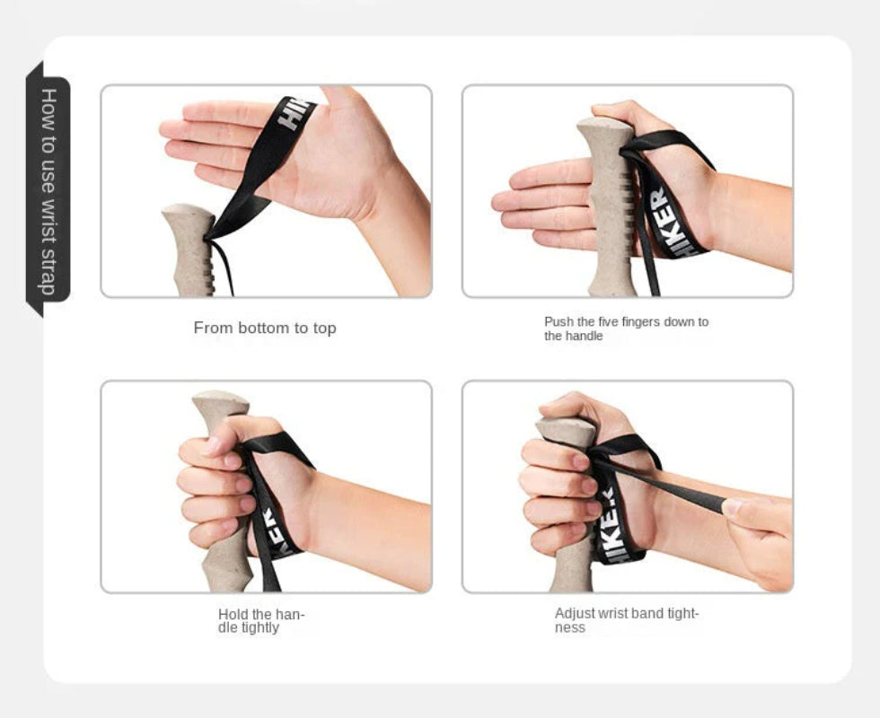 Ultralight Anti-Slip Extendable Carbon Fiber Trekking Pole